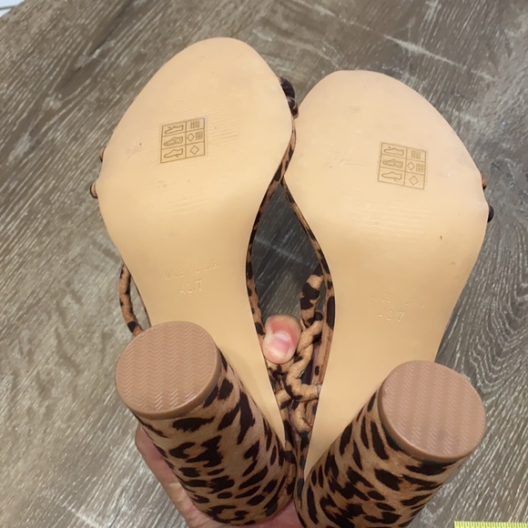 London Rebel wide fit strappy block heel Size 7 - Picture 8 of 11